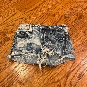 Vintage Havana Girl’s Ripped Denim Shorts Size 8